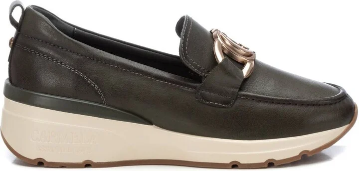 Carmela Leather Collection Women's Wedge Moccasins
