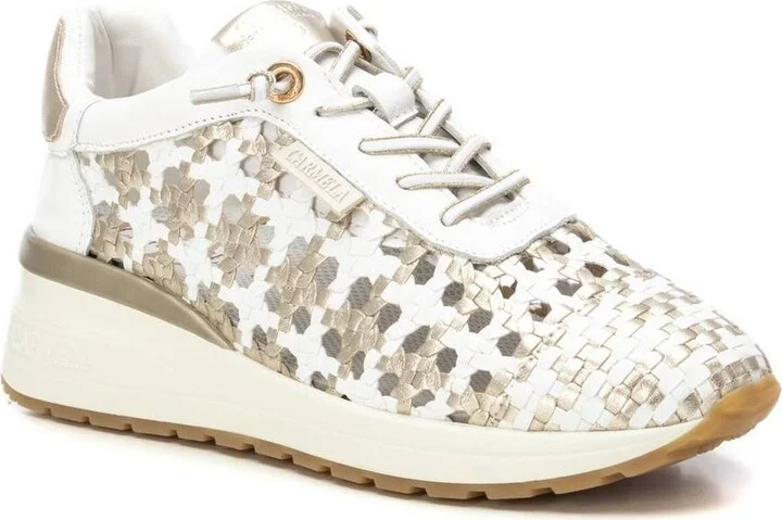 Carmela Leather Women's Braided Sneakers By Xti - Image 10