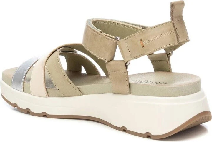 Carmela Leather Women's Casual Sandals by Xti - Image 2