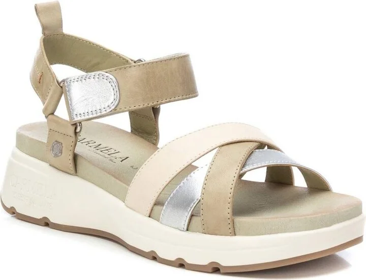 Carmela Leather Women's Casual Sandals by Xti - Image 3