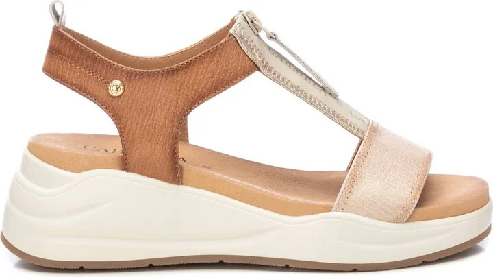 Carmela Leather Women's Casual Sandals by Xti