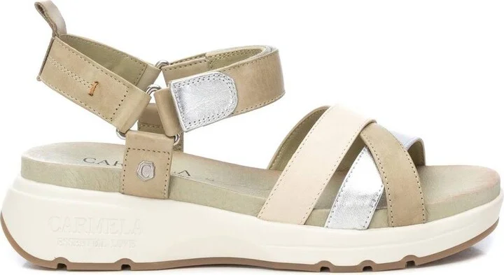 Carmela Leather Women's Casual Sandals by Xti