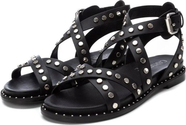 Carmela Leather Women's Fashion Sandals By Xti - Image 5