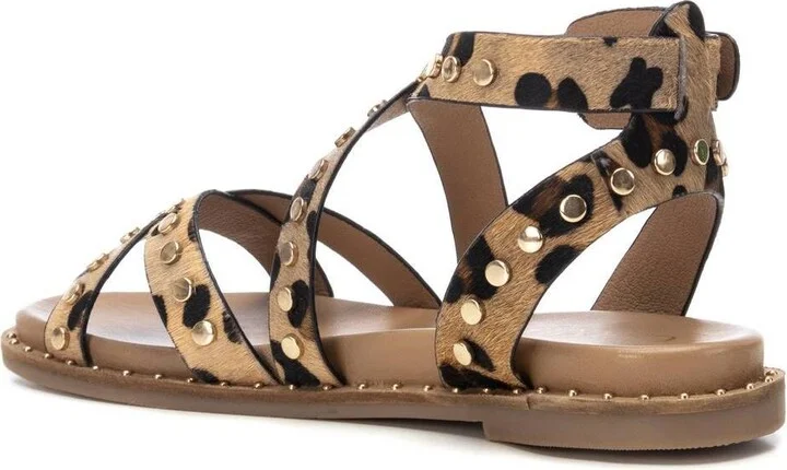 Carmela Leather Women's Fashion Sandals By Xti - Image 8