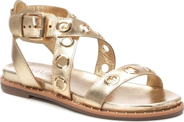 Carmela Leather Women's Fashion Sandals By Xti - Image 10