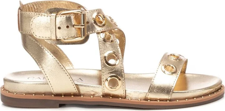 Carmela Leather Women's Fashion Sandals By XTI