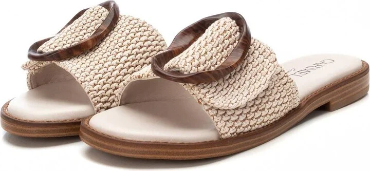 Carmela Leather Women's Fashion Slip on Sandals By Xti - Image 5