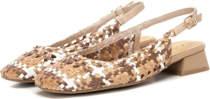 Carmela Leather Women's Slingback Braided Sandals By Xti - Image 5