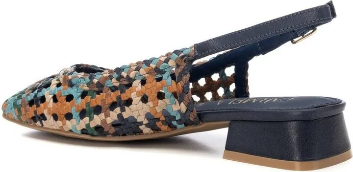 Carmela Leather Women's Slingback Braided Sandals By Xti - Image 8