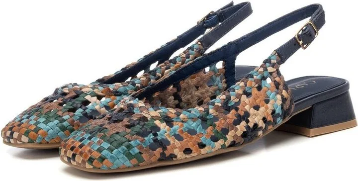 Carmela Leather Women's Slingback Braided Sandals By Xti - Image 9