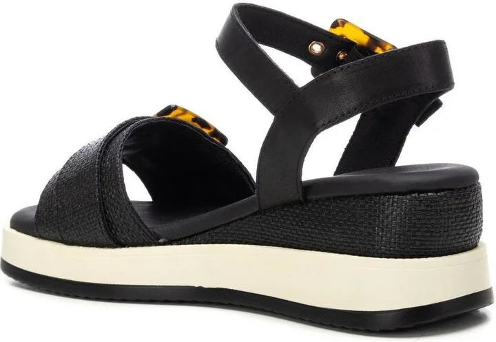 Carmela Leather Women's Wedge Sandals By Xti - Image 5
