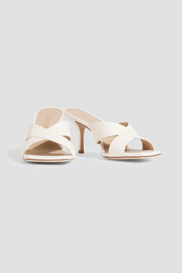 Carmen 75 leather mules - Image 2