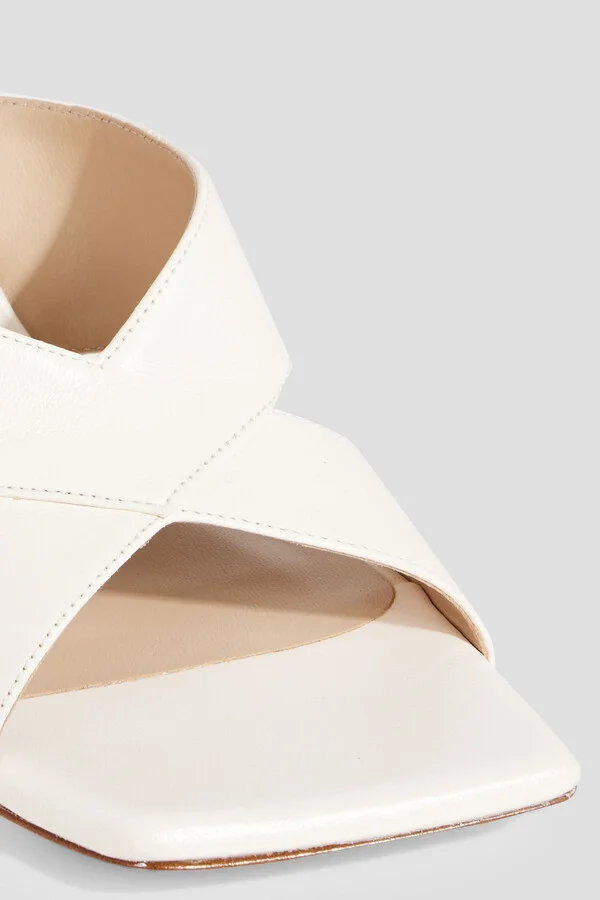 Carmen 75 leather mules - Image 4