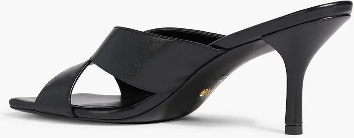 Carmen 75 leather mules - Image 6