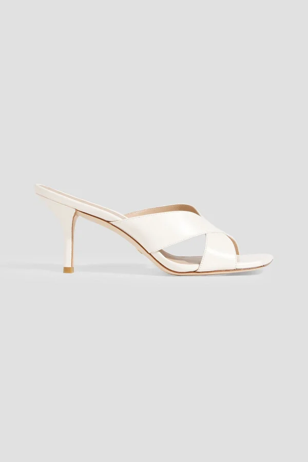 Carmen 75 leather mules
