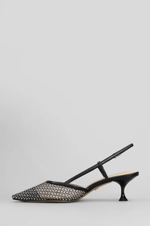Carmen Pump 55 Pumps In Black Leather - Image 3
