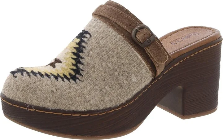 Carmen Womens Buckle Clogs