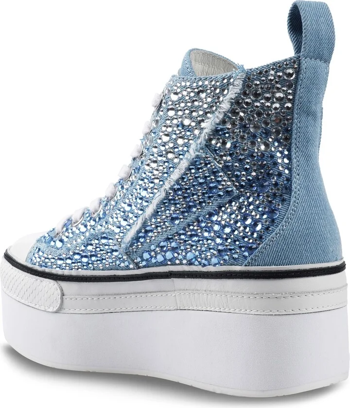 Carmensa-2 Embellished Platform High Top Sneaker - Image 2