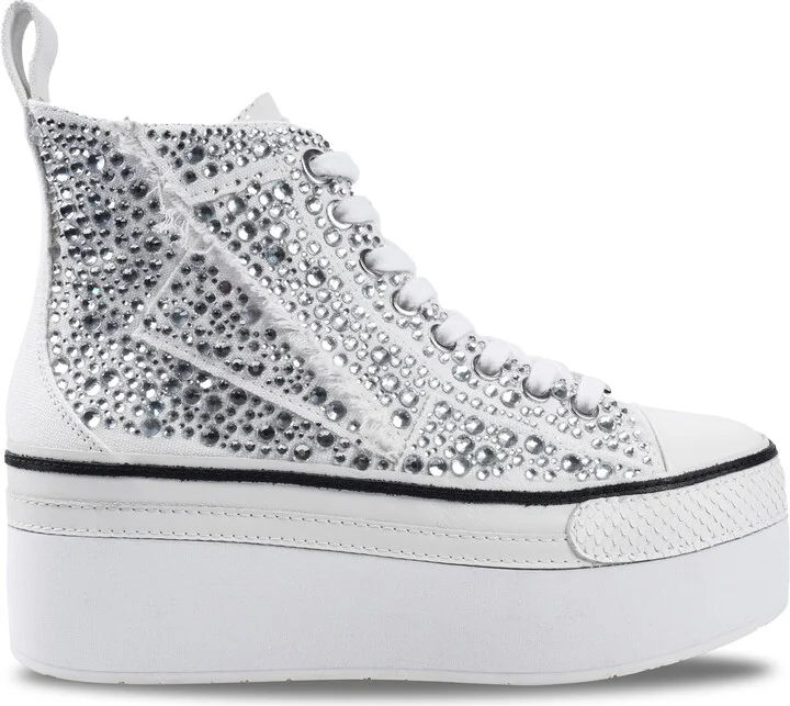 Carmensa-2 Embellished Platform High Top Sneaker - Image 9