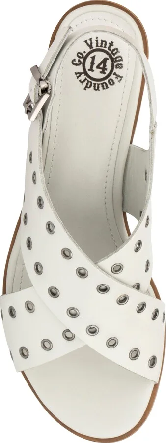 Carmine Leather Grommet Sandal - Image 5