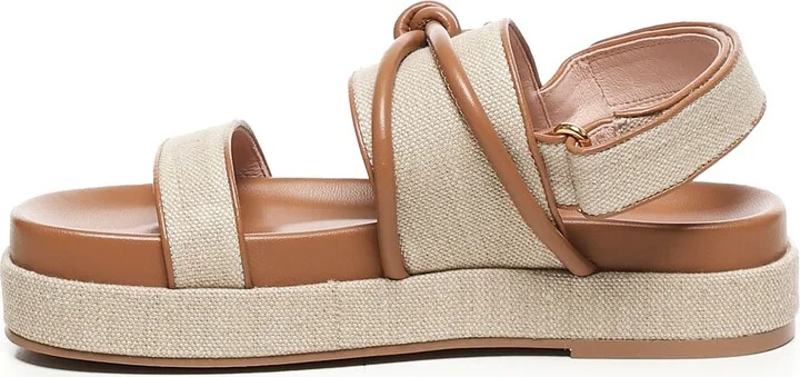 Carmy Canvas Platform Sandals - Image 4