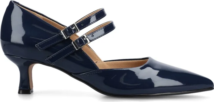 Carnation Kitten Heel Mary Jane Pump - Wide Width Available - Image 4