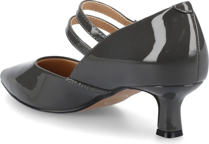 Carnation Kitten Heel Mary Jane Pump - Wide Width Available - Image 9