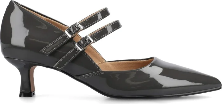 Carnation Kitten Heel Mary Jane Pump - Wide Width Available - Image 11