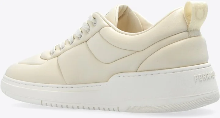 Caro Nappa Leather Low-Top Sneakers - Image 2