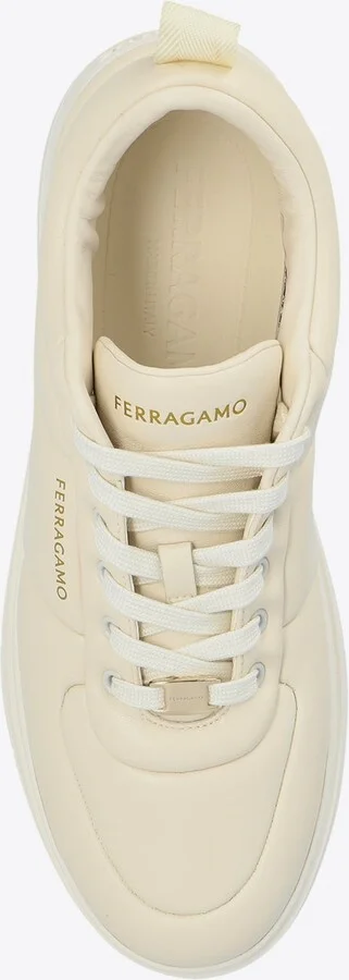 Caro Nappa Leather Low-Top Sneakers - Image 3