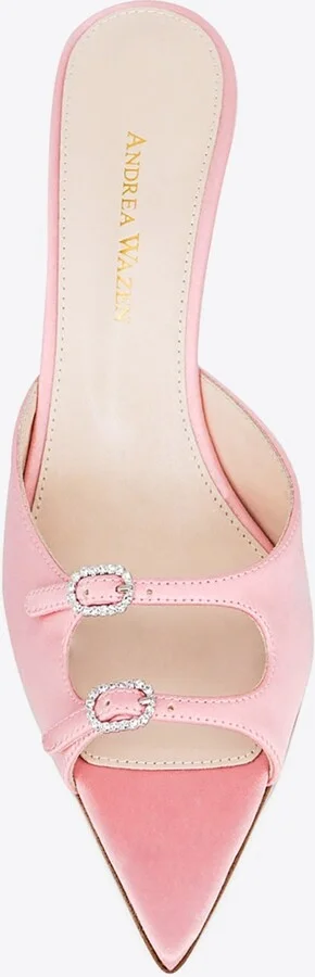 Carol 75 Satin Mules - Image 3