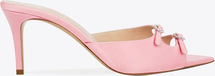 Carol 75 Satin Mules