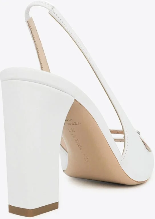 Carol 85 Leather Slingback Sandals - Image 3