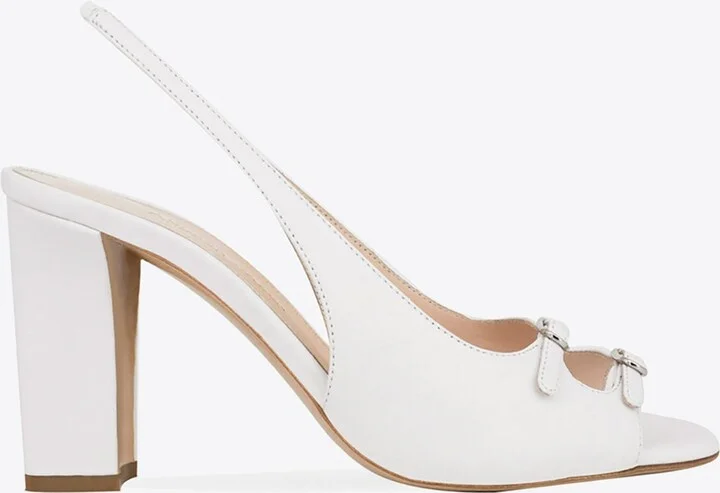 Carol 85 Leather Slingback Sandals