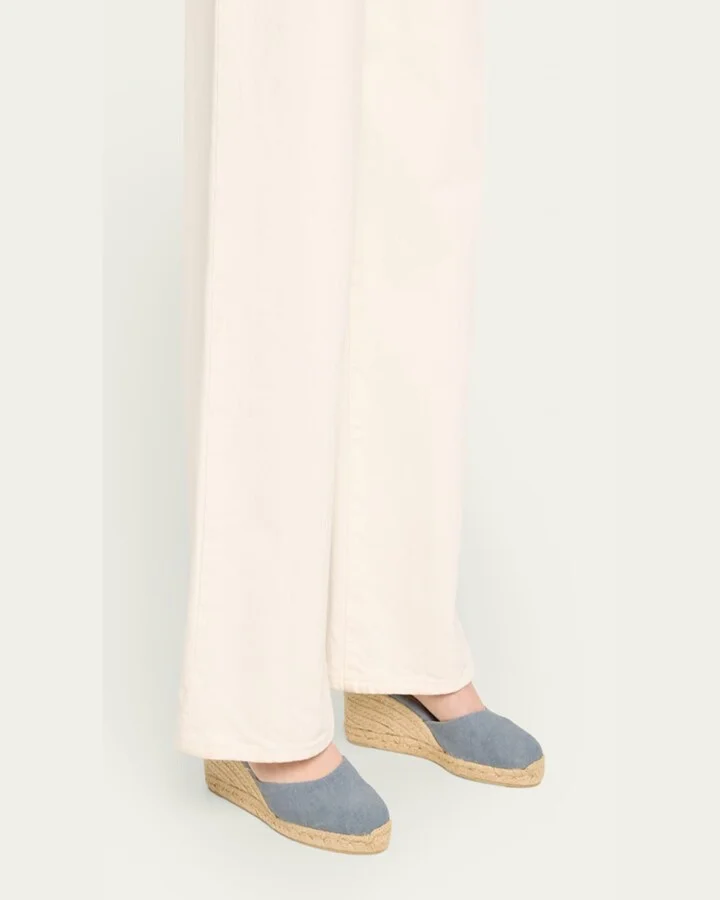 Carol Canvas Ankle-Strap Wedge Espadrilles - Image 8