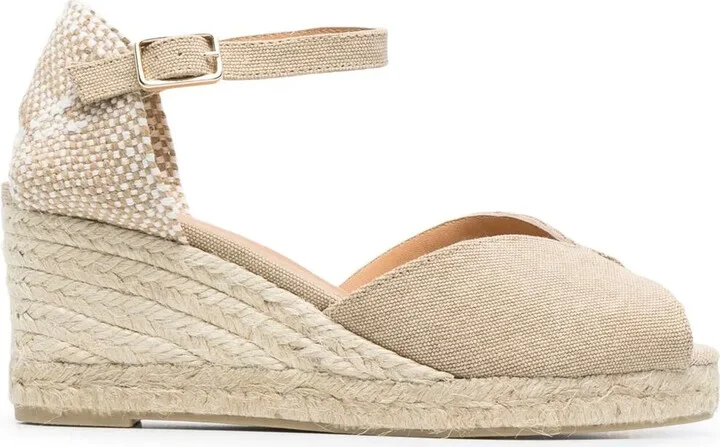 Carol canvas wedge espadrilles