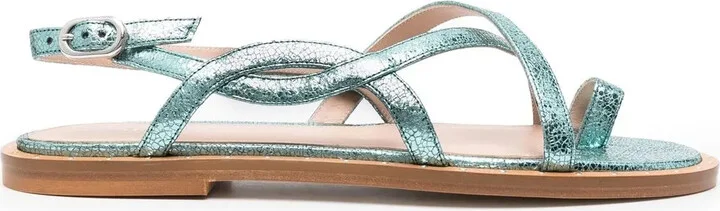 Carol metallic leather sandals