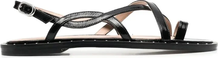 Carol patent-leather sandals