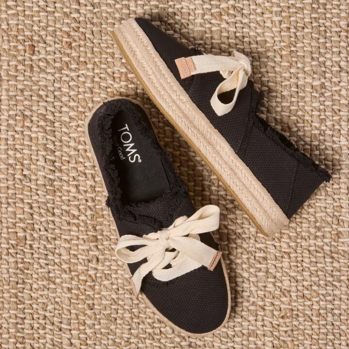 Carolina Lace-Up Espadrille Beachside Woven - Image 2