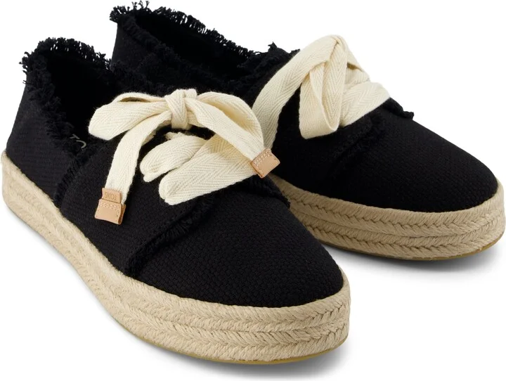 Carolina Lace-Up Espadrille Beachside Woven - Image 3