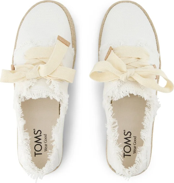 Carolina Lace-Up Espadrille Beachside Woven - Image 6