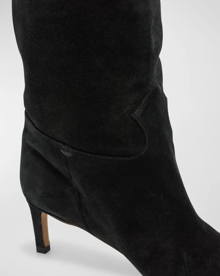Carolina Slouchy Suede Over-The-Knee Boots - Image 3