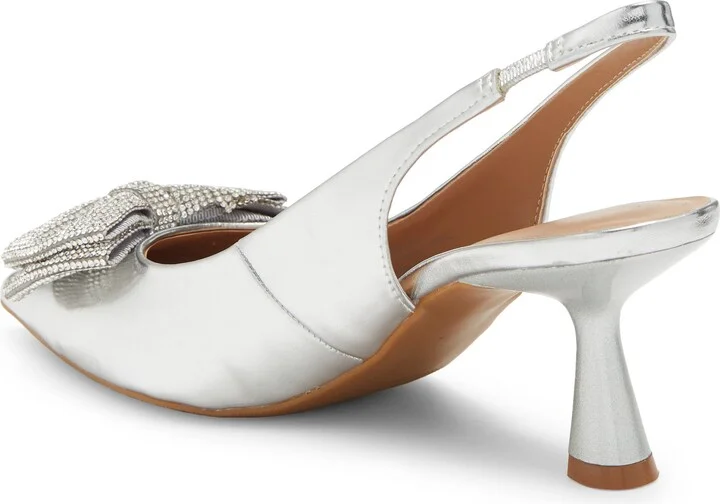 Caroline Crystal Bow Slingback Pump - Image 2