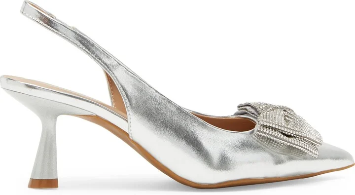 Caroline Crystal Bow Slingback Pump - Image 3