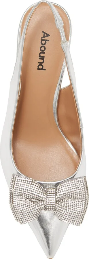 Caroline Crystal Bow Slingback Pump - Image 4