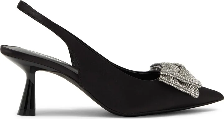 Caroline Crystal Bow Slingback Pump - Image 8