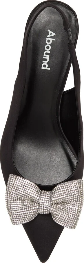 Caroline Crystal Bow Slingback Pump - Image 9