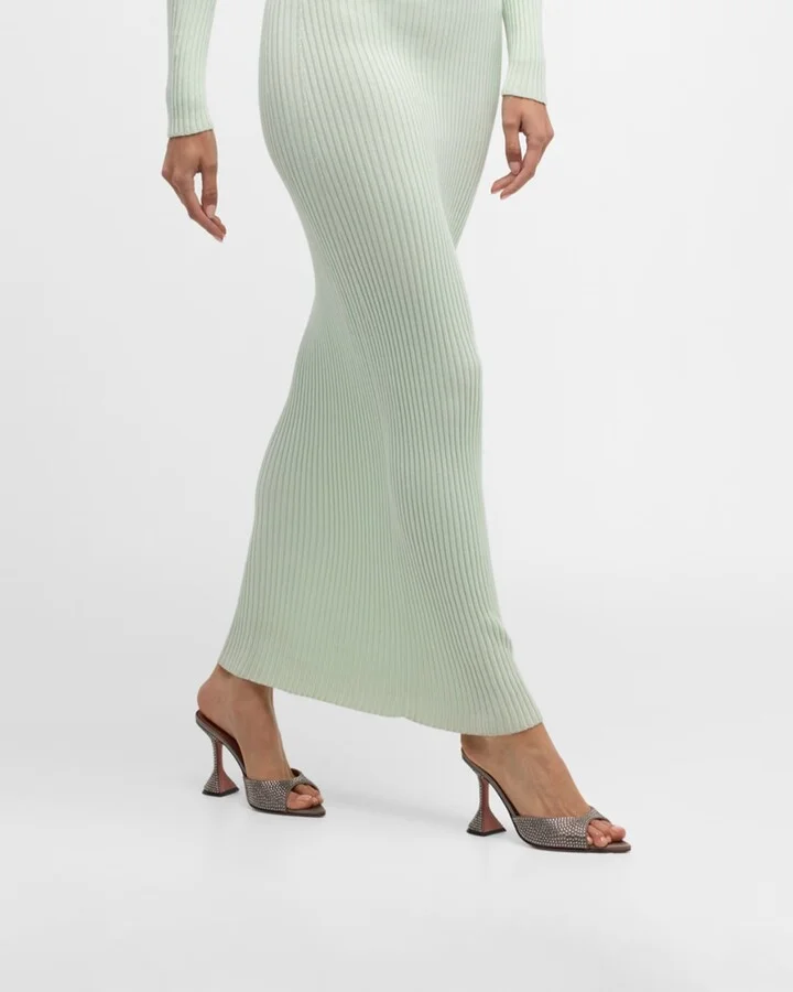 Caroline Crystal Slide Mule Sandals - Image 2