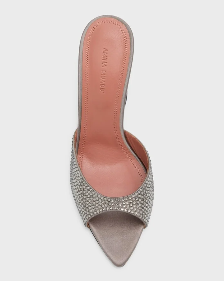 Caroline Crystal Slide Mule Sandals - Image 6