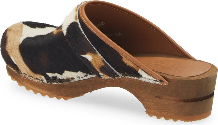 Caroline Genuine Calf Hair Clog - Image 2